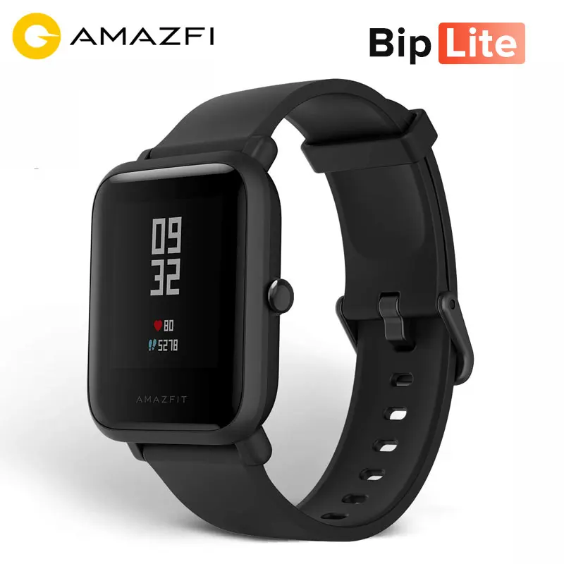 Смарт часы Amazfit Bip Lite для мужчин Android умные Bluetooth подключение нет GPS пульс 45 дней