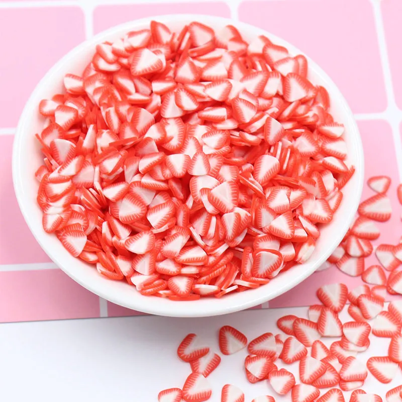 3D дизайн ногтей фрукты полимерные ломтики слайдеры украшения Дизайн аксессуары