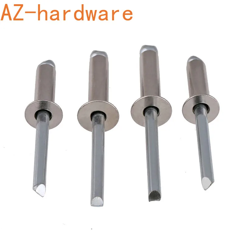 304 нержавеющая сталь открытый вытяжной гвоздь с потайным сердечником