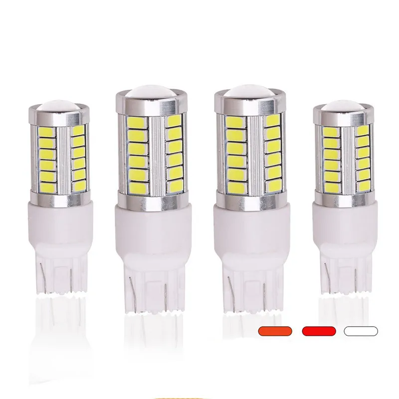 1pc 7443 T20 LED Auto Car Lamps 33 SMD Brake 12V White Yellow Amber Red Reading Bulbs Headlamp 800lm Signal Lamp | Автомобили и