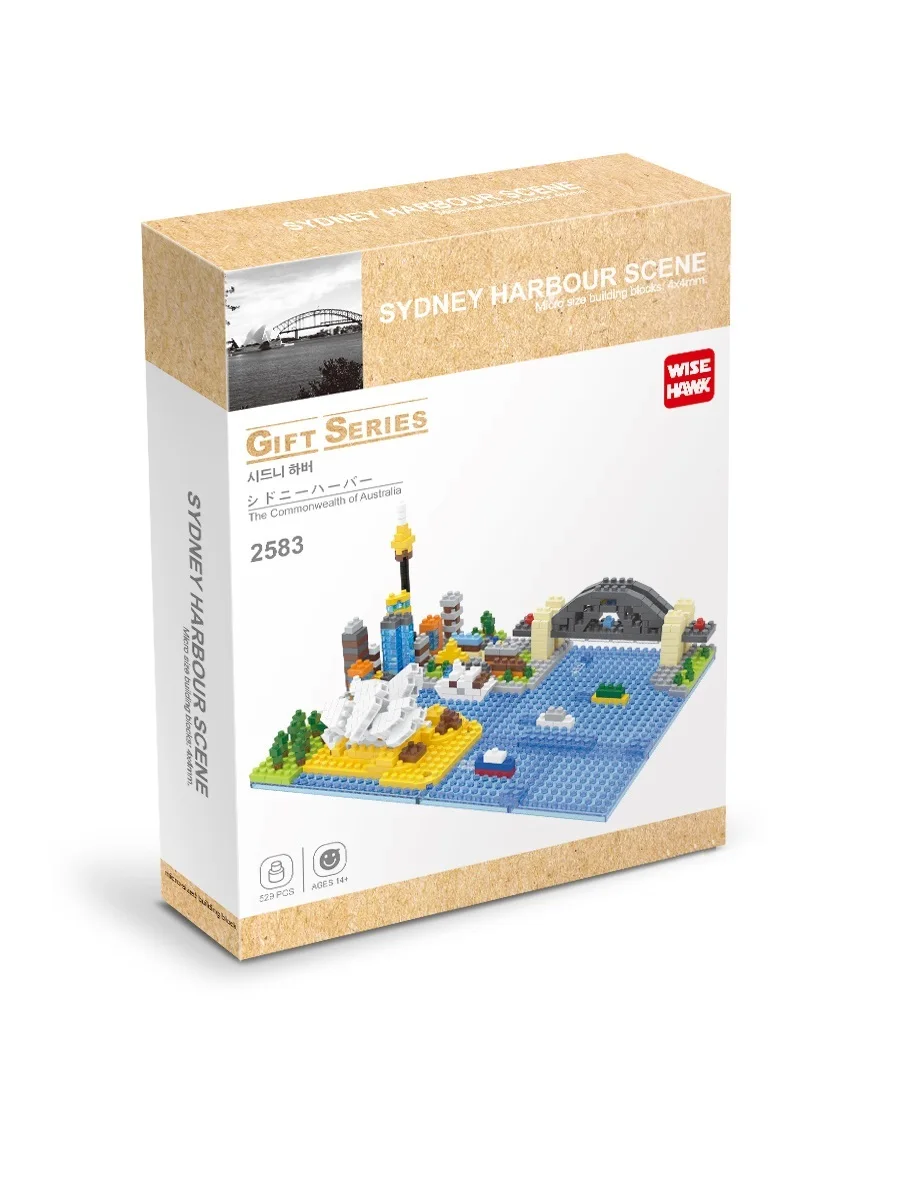 Конструктор Wisehawk Сиднейская Гавань 529 деталей NO. 2583 Sydney Harbour Gift Series | Игрушки и