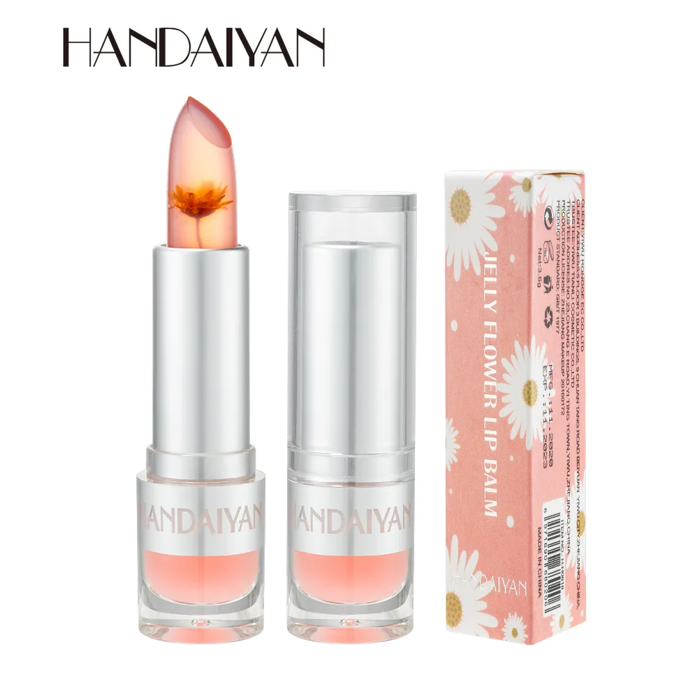 

Women's Cosmetics Moisturizing Fresh Flowers Warm Jelly Lipstick Not Easy To Fade Containing Vitamin Professional Makeup Lipbalm
