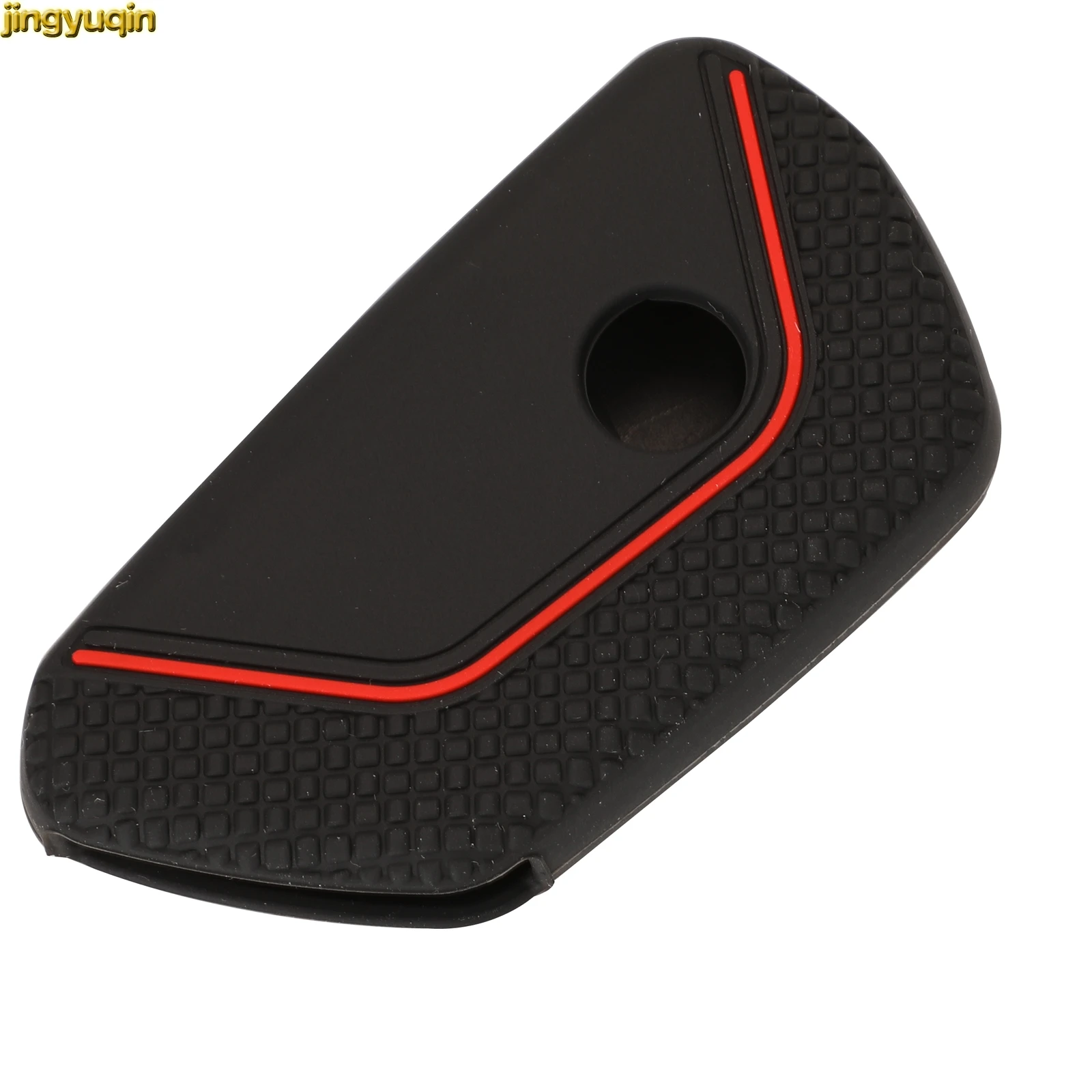 

Jingyuqin 1pcs Remote Car Key Silicone Case Cover Protector For VW Volkswagen Golf VIII 8 2.0TDI DSG Magotan Passat CC 3 Button