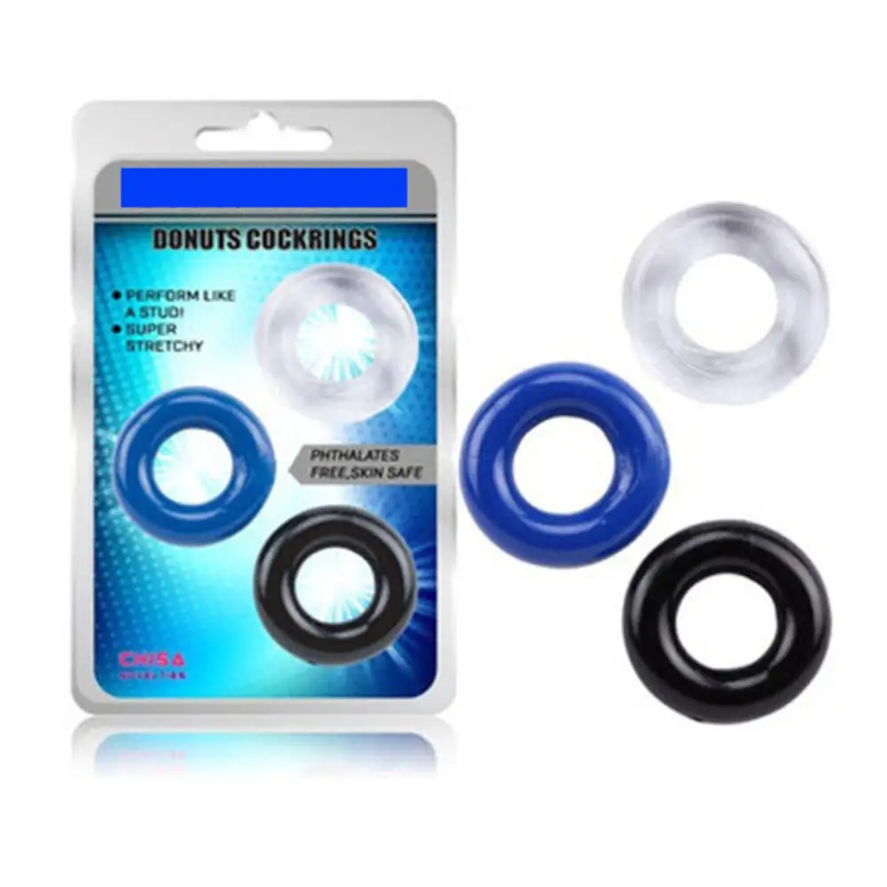 Силиконовое эластичное кольцо для эякуляции 3 шт./лот | Красота и здоровье