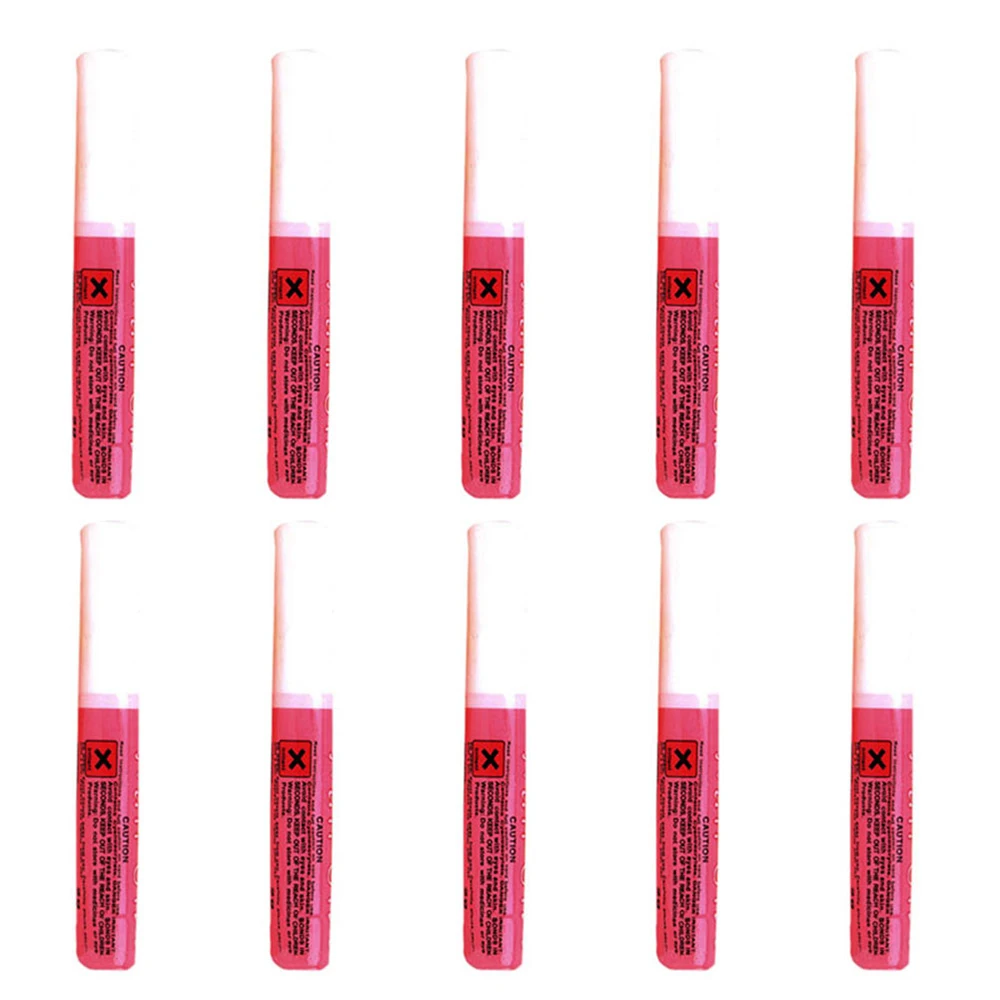 10pcs Mini Beauty Nail Glue False Art Decorate Tips Acrylic Accessories 2g Rhinestones user | Красота и здоровье