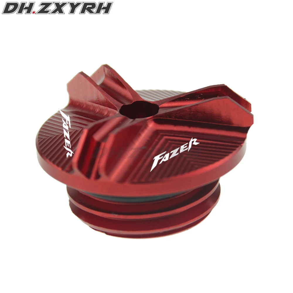 С логотипом CNC Auminum масляный наполнитель двигателя Dain Plug Обложка для Yamaha FZ1/FAZER FZ6