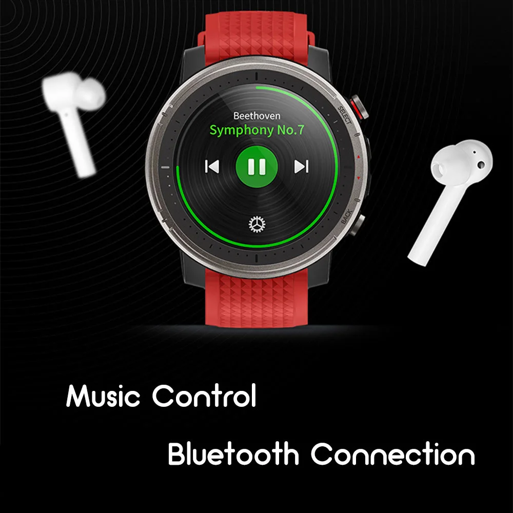 Amazfit Stratos 3 глобальная версия Smartwatch спортивные часы GPS пульсометр