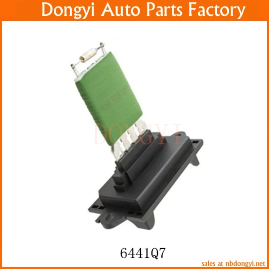 

Blower Motor Resistor OE NO. 6441Q7 6441.Q7