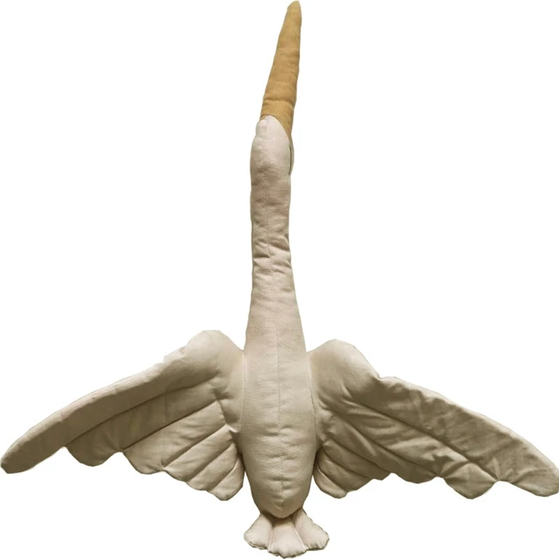 

Cotton Line Wall Hanging Swan Plush Stuffed Doll Nursery Room Pendant Kids photography Home craft DIY Hanging Decoration