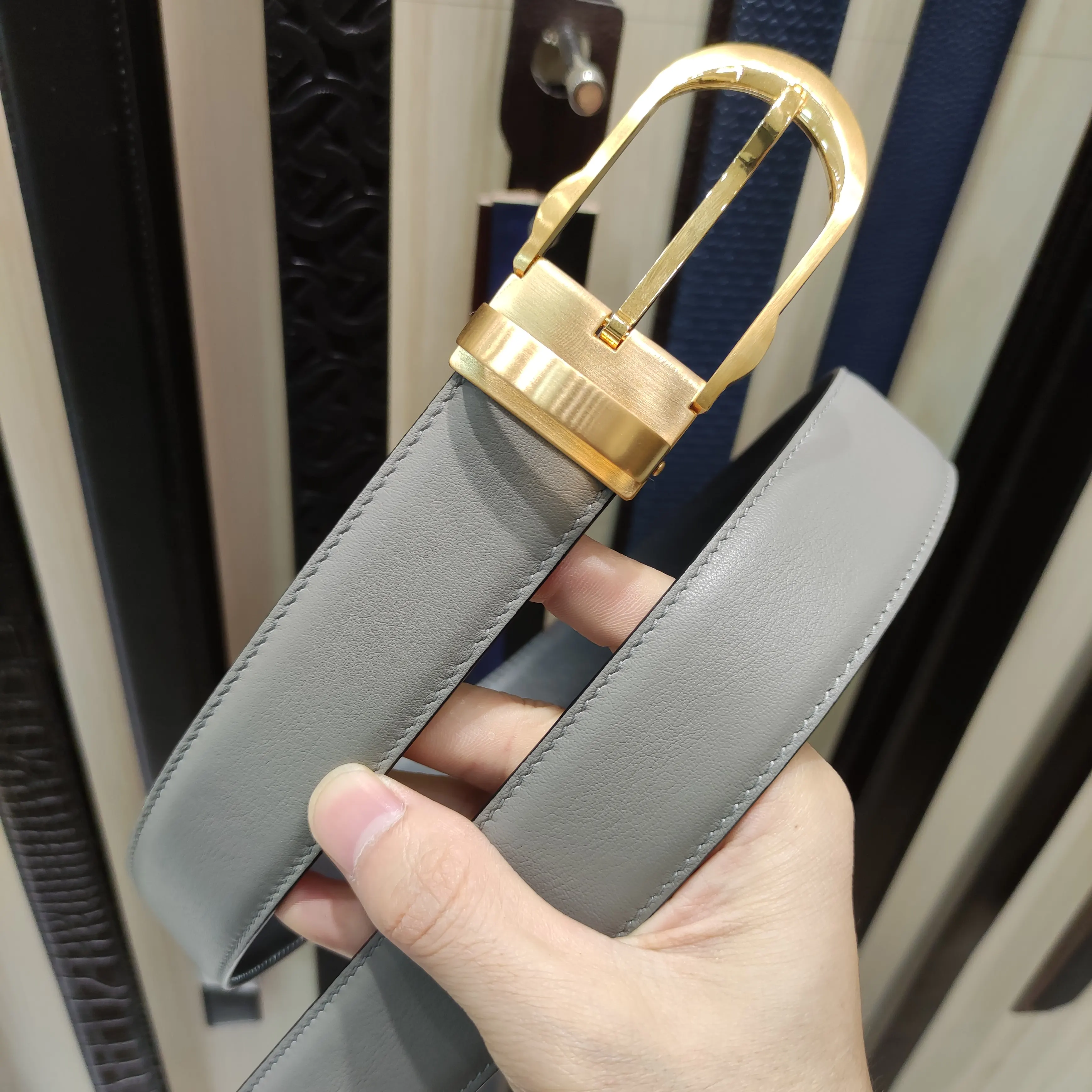 Европейский и американский модный мужской ремень женский широкий поясной 34 мм