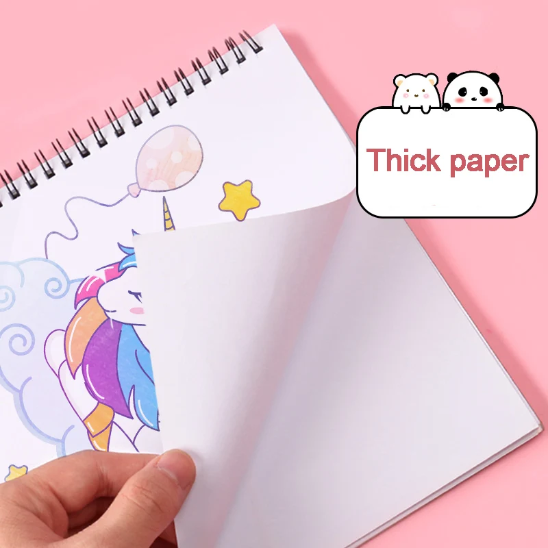 4 книги/набор Детская бумага для рисования в виде рулона|Бумага рисования| |