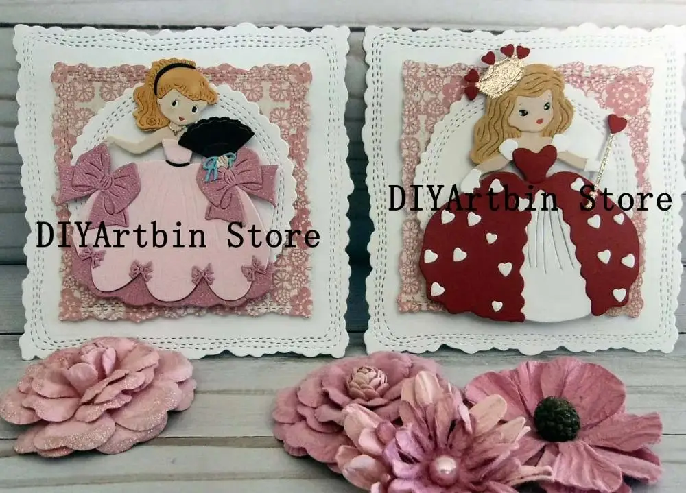 Металлические пресс формы в стиле ретро принцессы 2019 металлические для