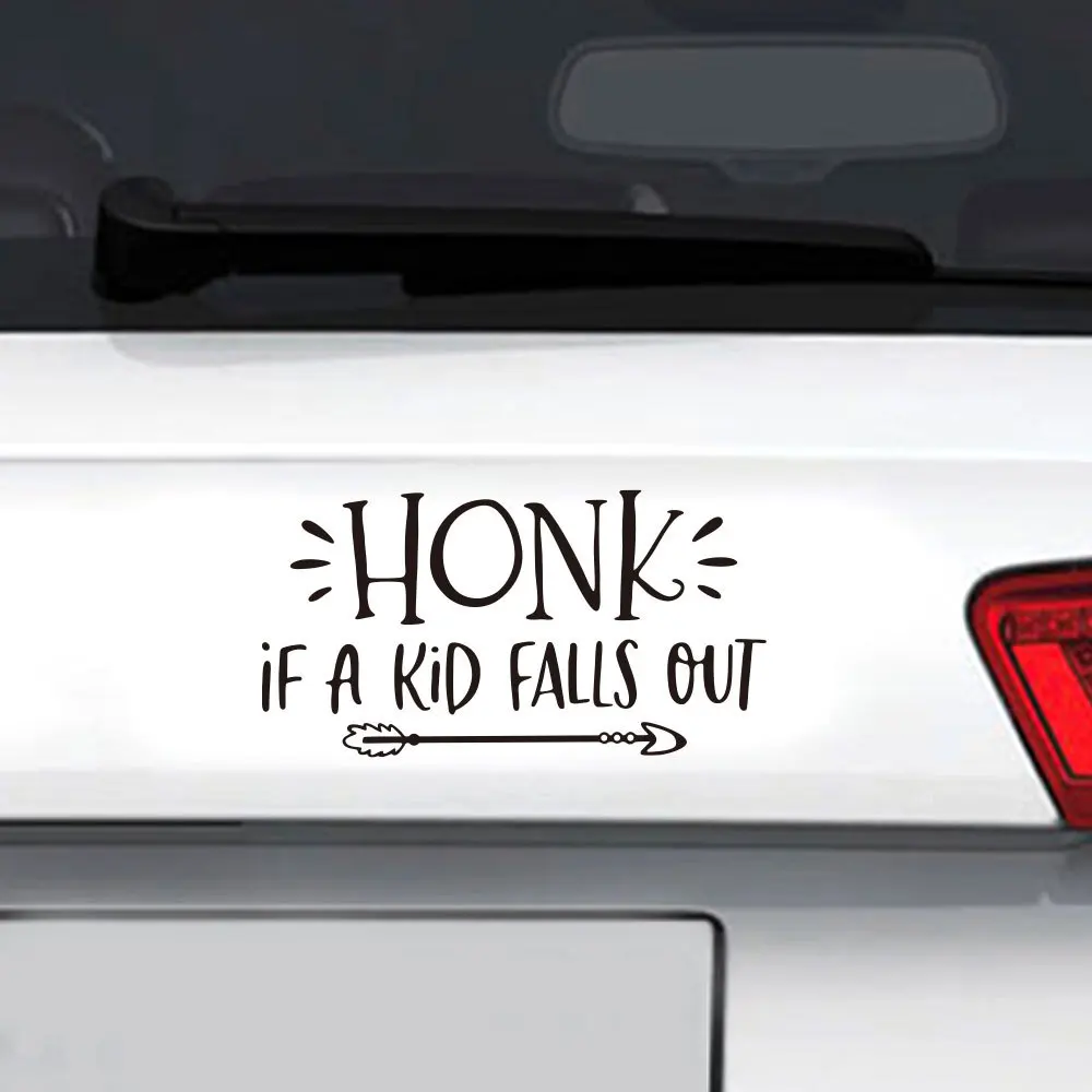 

Creativity Decal Sticker Car decor Removable Decals ANY SIZE Vinyl HONK Car Rear window door Sticker automobile decor HY1682