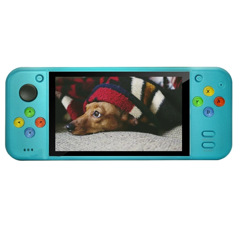 

RISE-Q50 Handheld Game Console 5.1 Inch Portable Video Game Console 8GB Memory Built-in 10000 Games