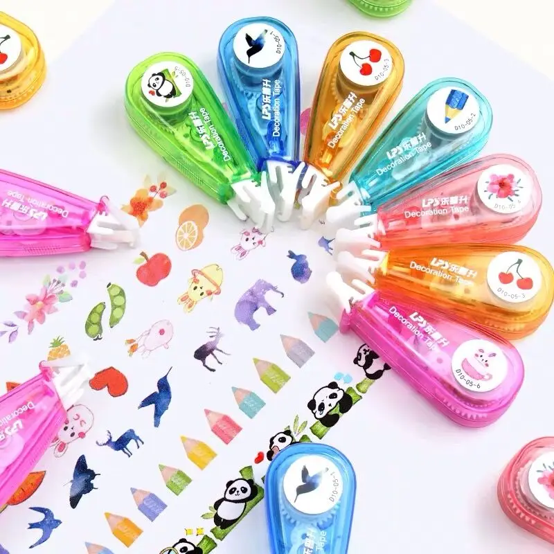 2020 Sharkbang Kawaii Animal Rabbit Panda дневник в стиле Скрапбукинг декоративная Корректирующая