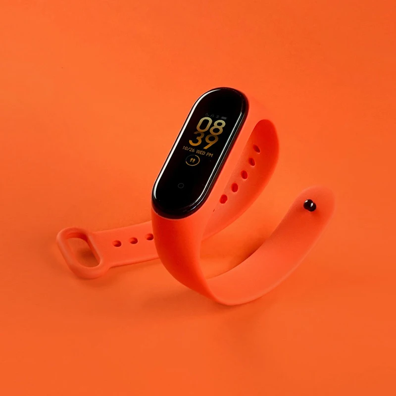Ремешок силиконовый для Xiaomi Mi Band 5 4 3 сменный Браслет мужчин и женщин | Электроника