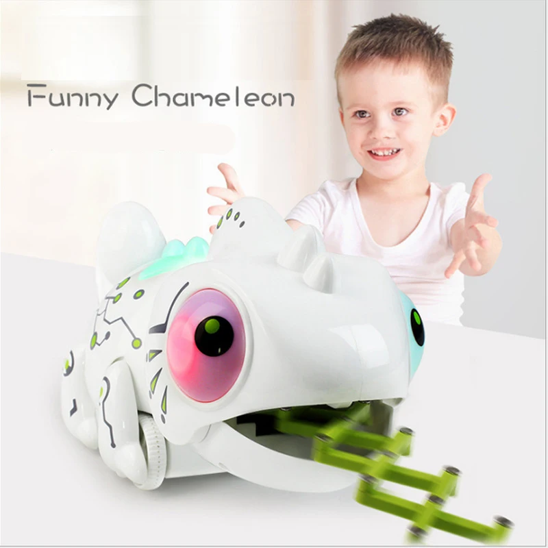 2.4G robot intelligence intelligent remote control eating insects chameleon toy | Игрушки и хобби