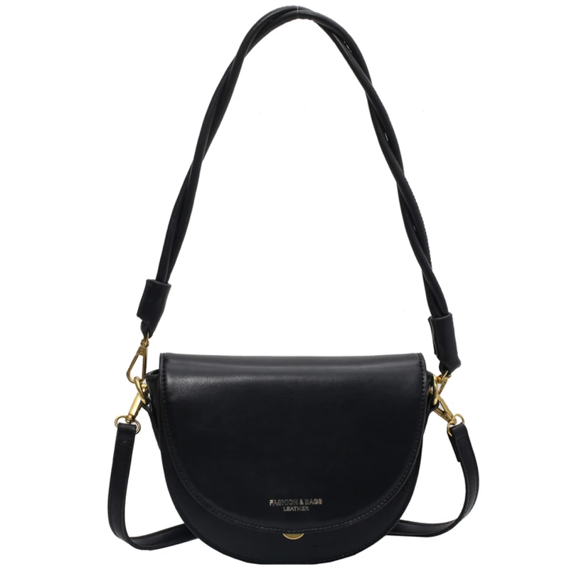 

Design Handbags 2021 New Fashion Crossbody Bag Western Style Shoulder Bag Saddle Bag Underarm Bag Dual-use Bag Width: 20cm