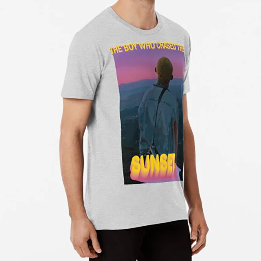 Погоня за закатом футболка syre died in The Sunset jaden smith msfts rep the sunset ленты | Мужская одежда