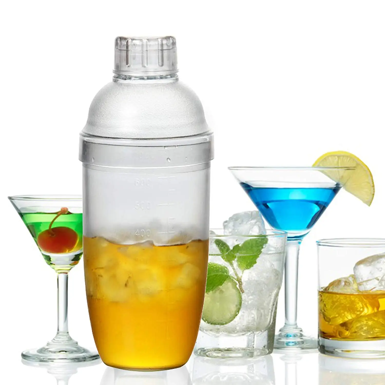 

Plastic Cocktail Shaker mikser 3-Piece Drink Mixer Boba Tea Shaker шейкер для коктейлей mixer boston shaker