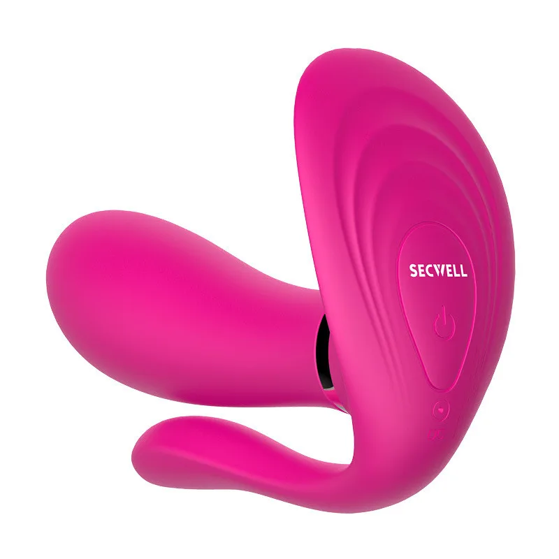 Вибратор для брюк с дистанционным подогревом стимуляции точки G и клитора |