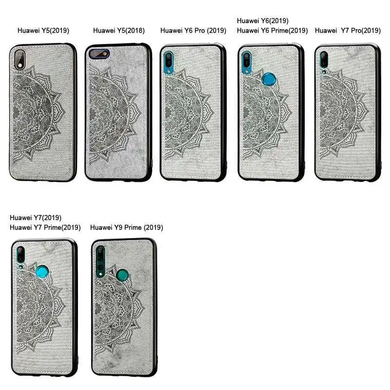 

Fashion Datura Pattern Magnetic Soft Case For Huawei Y9 Y7 Y6 Prime Y7 Y6 Pro Y5 2019 Y5 2018 Phone Case Cover