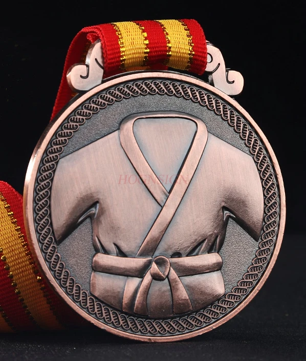 Чемпион трофей металлическая медаль Тхэквондо боевые искусства спортивные соревнования награда
