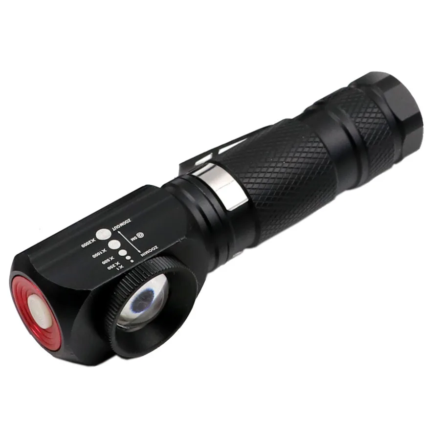 Светодиодный головной фонарь Cree T6 с зумом 18650 10 Вт USB для кемпинга охоты