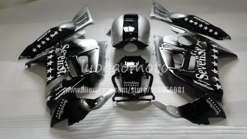 

New fairings kit for HONDA CBR600F3 1995 1996 CBR600F3 95-96 CBR 600 F3 95 96 Motorcycle Bodywork #BLACK SEVERSTARS