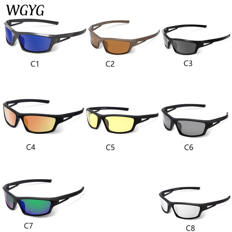 

Unisex Night Vision 100% UV400 Polarised Driving Sun Glasses For Men Polarized Stylish Sunglasses Male Goggle Eyewears Gafas