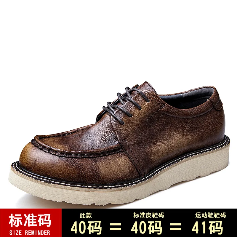 

All-match Fashion Business Casual Dress Shoes Men Soft Bottom Cowhide Summer Oxfords Spring High Quality Genuine Leather