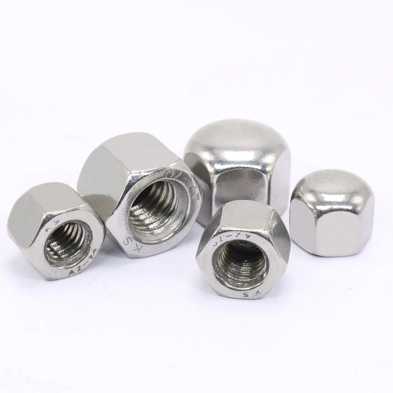 DIN917 тонкая крышка из нержавеющей стали железная Гайка шестигранная короткая