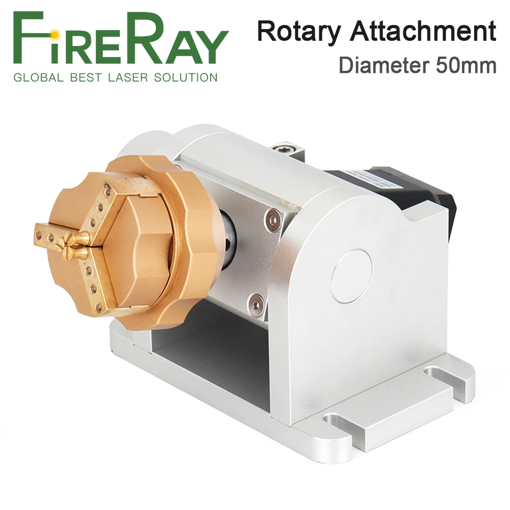 

Fireray Rotary Worktable Diameter 50mm Rotary Engraving Attachment for Fiber Laser Marking Machine