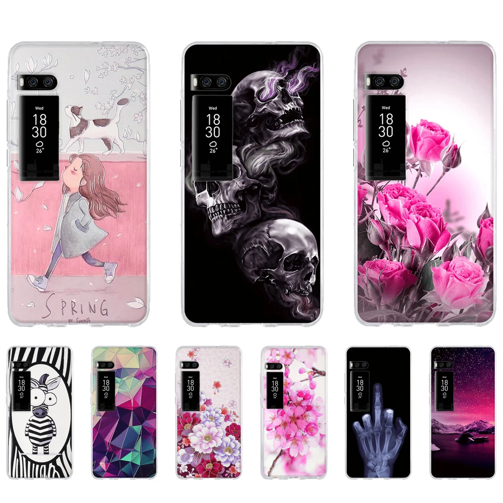 Чехол из ТПУ для Meizu Pro 7 Plus мягкий силиконовый чехол Pro7 задняя крышка телефона с