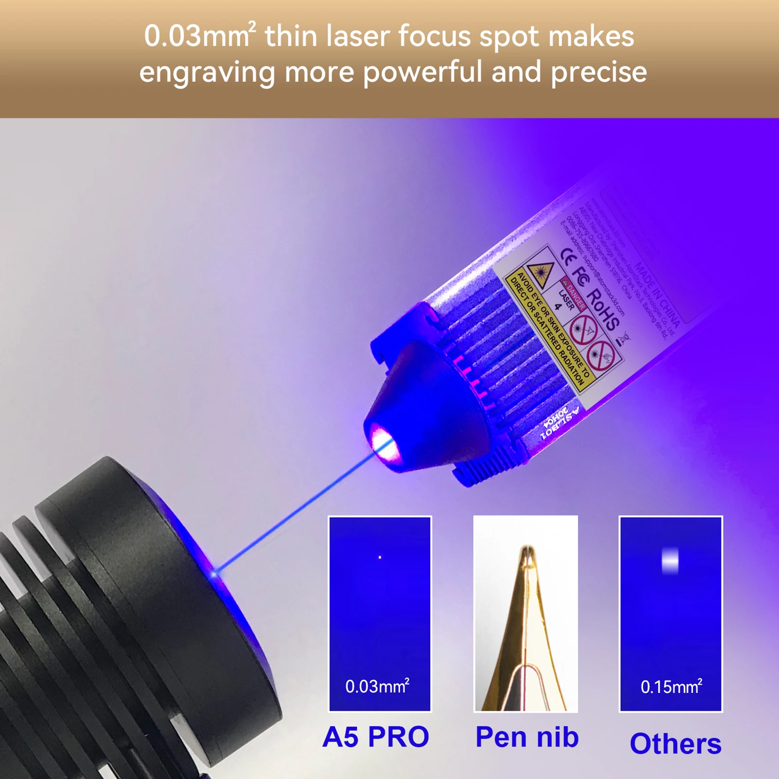 Лазерный гравер ATOMSTACK A5 Pro 40 Вт/A5 20 Вт Настольный станок с ЧПУ сделай сам для