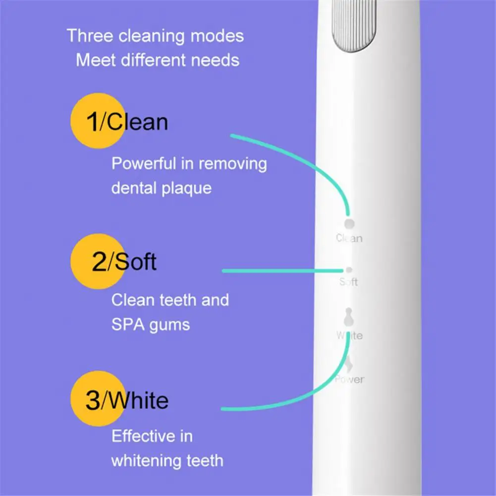 

DG.BEI gy 1 Electric Toothbrush Deep Cleaning Battery Endurance Electronic Product 18000 Stokes/Minute Electric Toothbrush for H