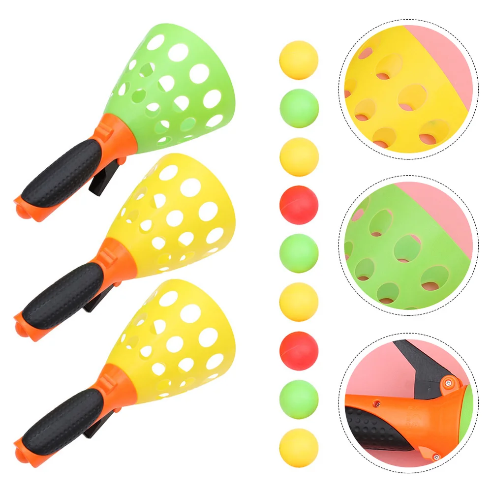 

3 Pairs Launch Throw Catch Set Catch Game with Click and Toss Game