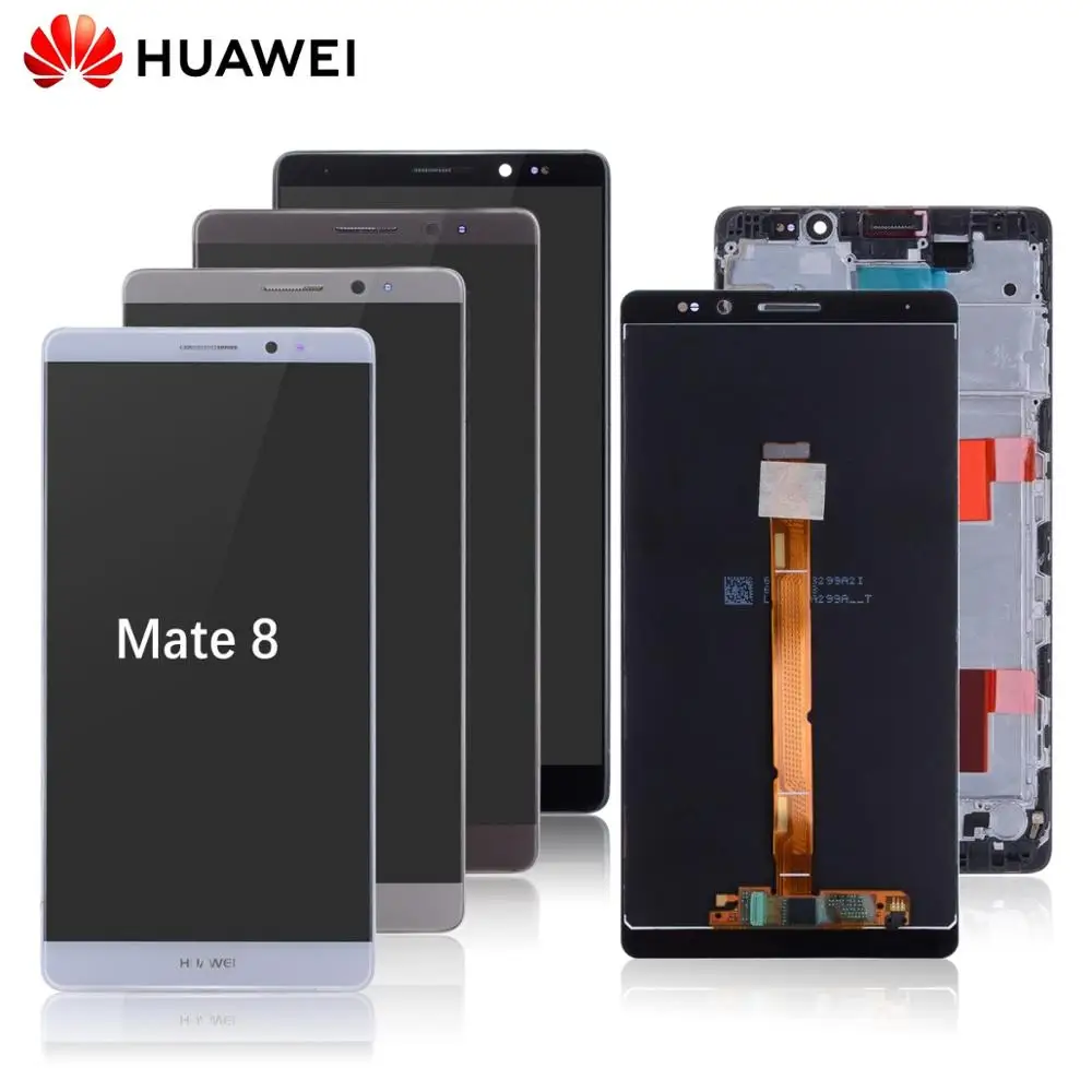 Дисплей для huawei mate 8 ЖК-дисплей с сенсорным экраном дигитайзер Ремонт 6,0 ''для huawei mate 8 дисплей Замена Nxt-l29