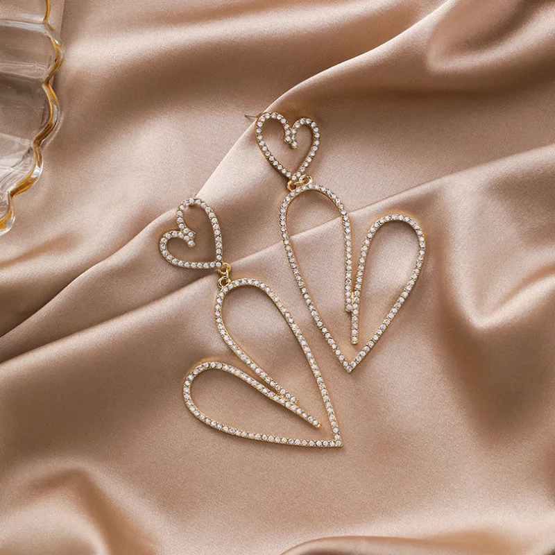 Модные геометрические женские свободные модные серьги из сплава простые в форме