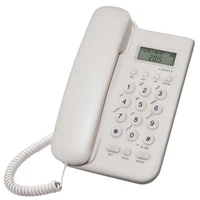 Classic Corded Telephone Landline Phone with Caller ID  Adjustable Brightness  Calling Hold  Wall Mountable for Home Office