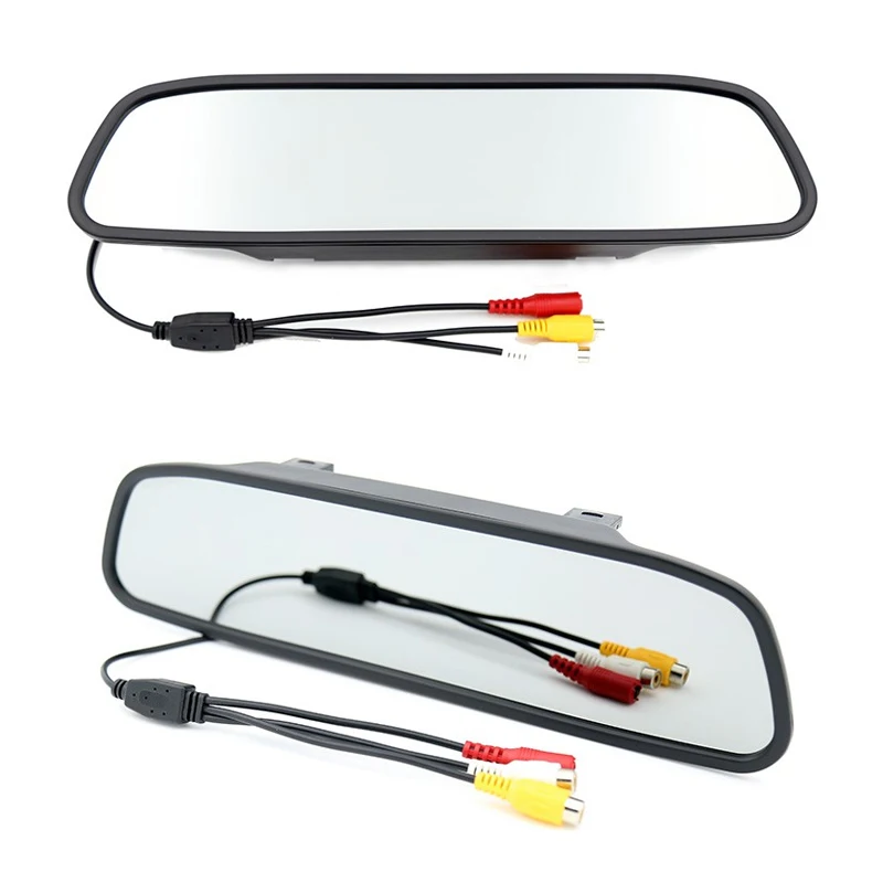 Зеркало заднего вида Carsanbo 4 3 дюйма TFT ЖК дисплей поддержка камеры Стайлинг