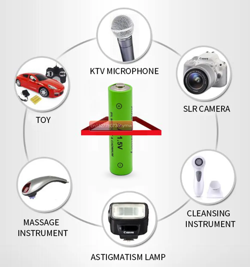 4pc 1.5V AA rechargeable battery cell 2000-3000mah for torch toys clock MP3 player replace batteries Free shipping - купить по