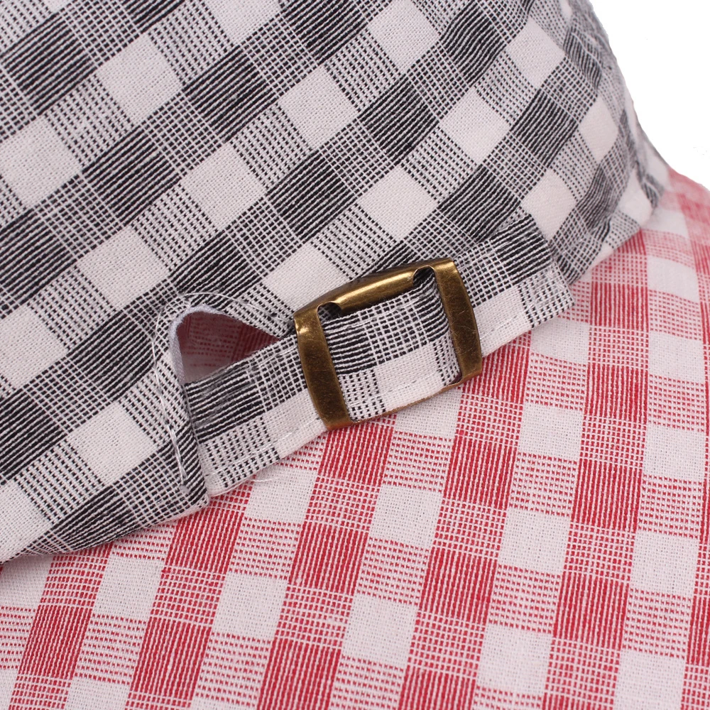 

Vintage Plaid Golf Caps Women Men 2021 Casual Sports Autumn Hats Newsboy Punk Rock Caps Patchwork Outdoor Caps Dropship