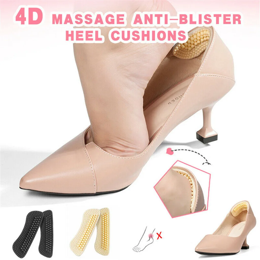 1 пара силиконовые массажные подушечки для пятки против БЛИСТЕРОВ|Вкладыши и