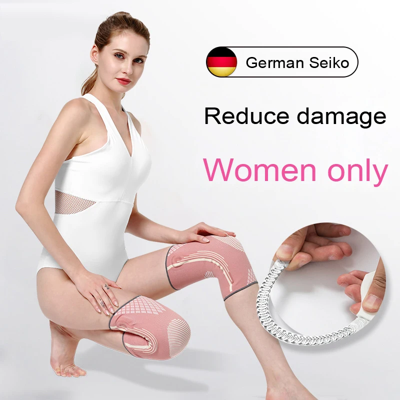 Summer Running Sports Badminton Women Thin Protector Knee Pads Pink Soft Protectors for Dancers/Athletes | Спорт и развлечения