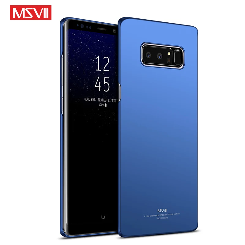 Чехол Msvii для Samsung galaxy Note 8 роскошный жесткий пластиковый матовый чехол-накладка