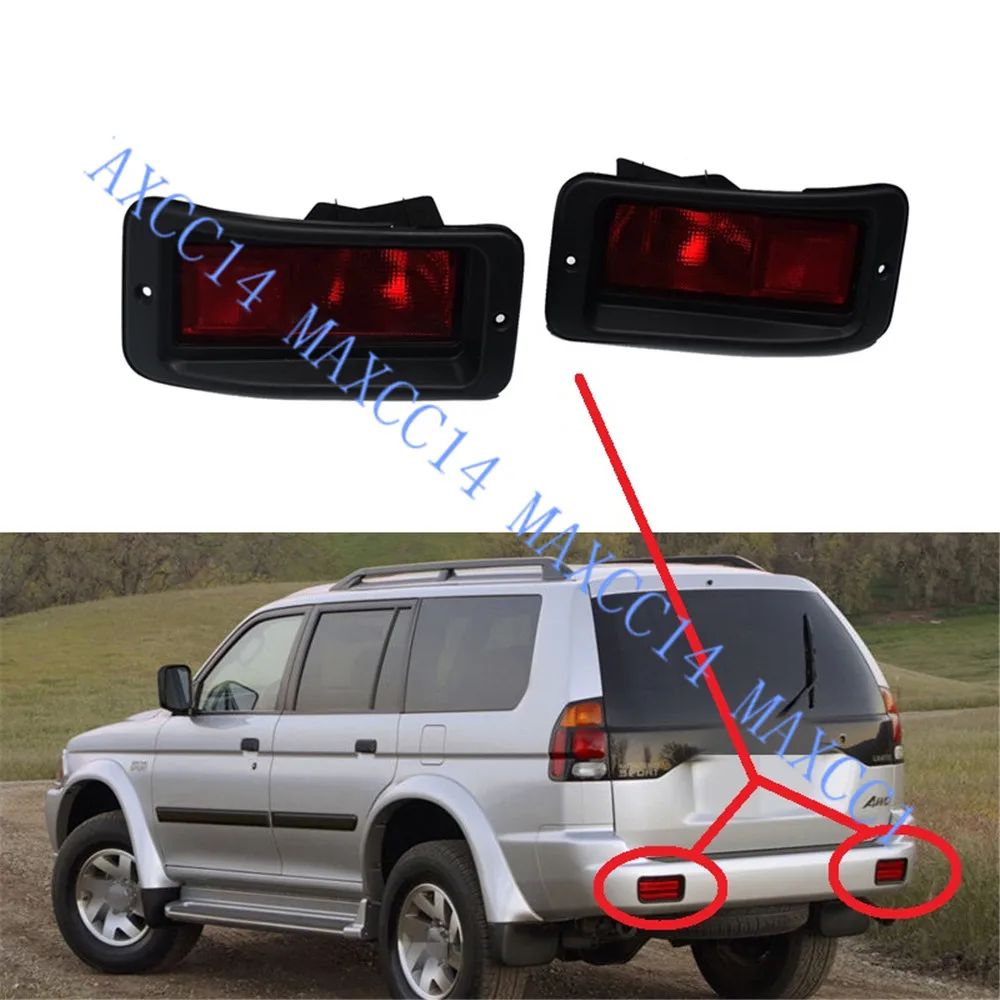 Задний бампер светильник ing отражатель лампы для Mitsubishi Pajero K80 K90 Montero Sport 1996 2011|Фара