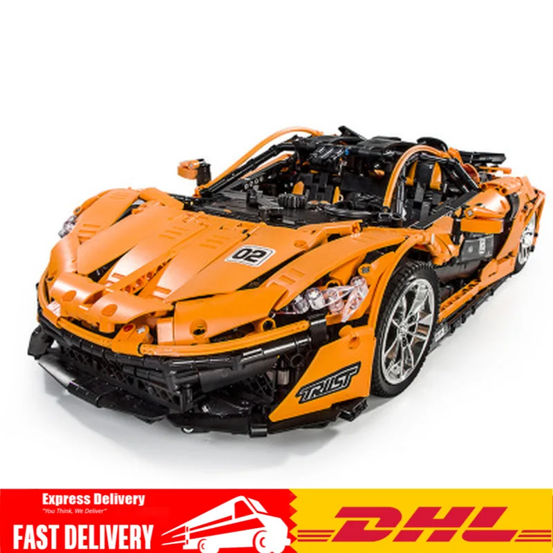 Форма King 13090 McLarening P1 Hypercar Гоночная машина Moc модель строительные блоки кирпичи