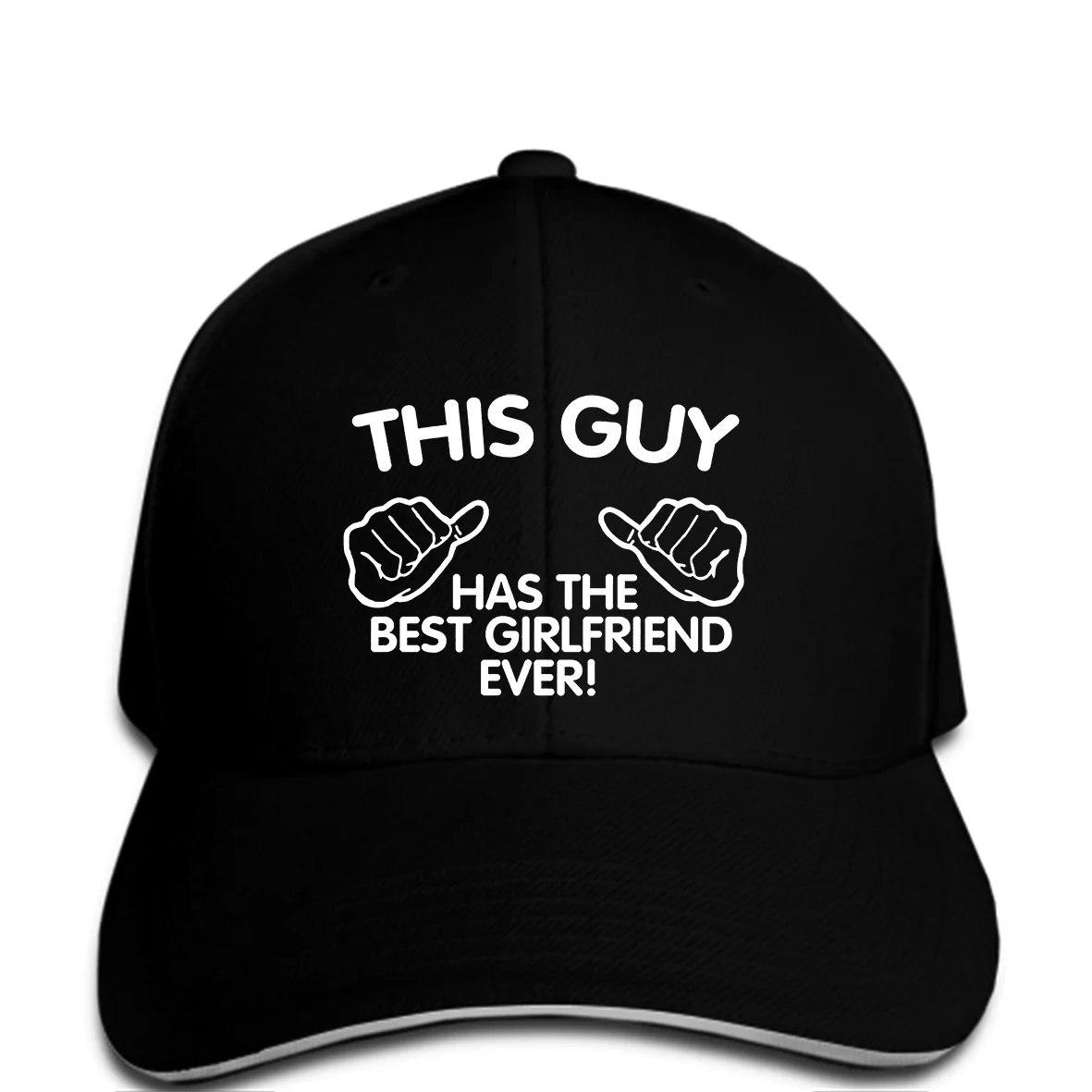 Мужская бейсбольная Кепка у этого парня лучшая подруга в мире забавная для