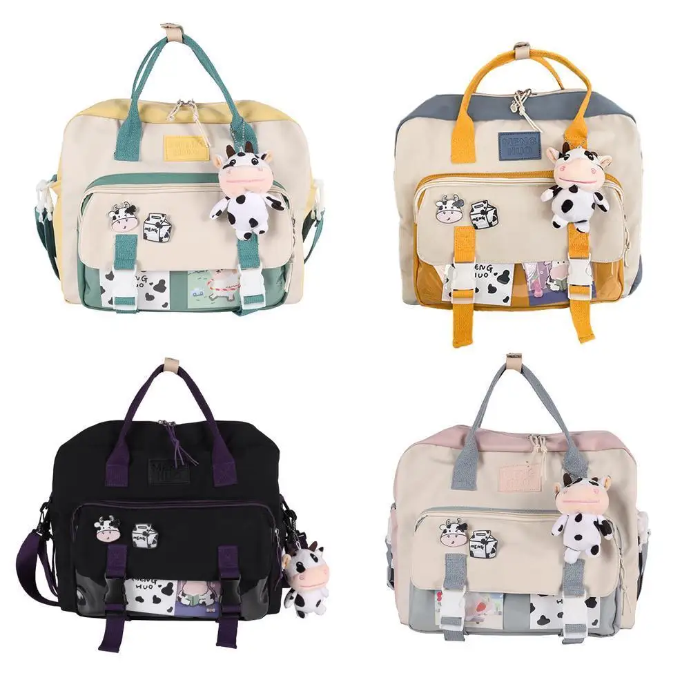 

New Cute Women Backpack Student College Schoolbag Waterproof Candy Colors Backpacks Girl Travel Rucksack Kawaii Book Bags